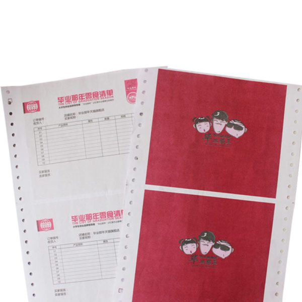 Custom Printing Design 9.5”x11” Printed Computer Paper - Image 2